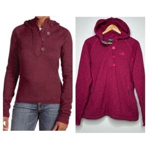 The North Face women's crescent sunshine fleece hoodie XL